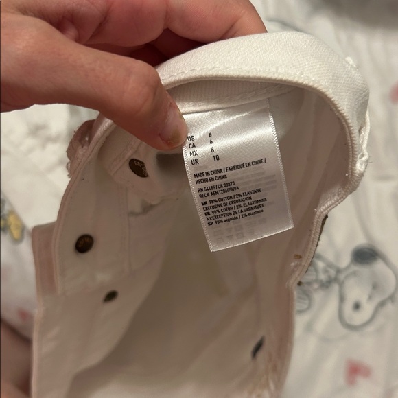 American Eagle White Denim Skirt - Picture 3 of 3